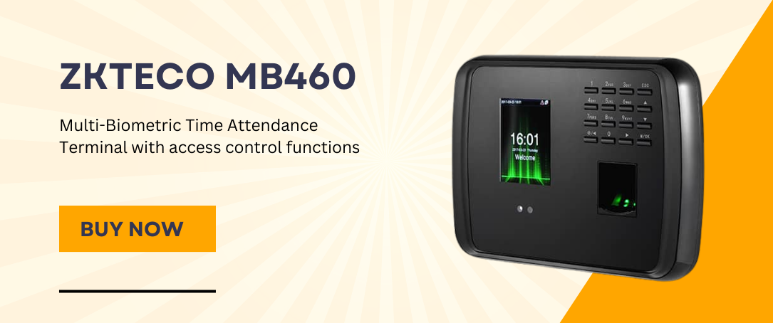 Multi-Biometric Time Attendance Terminal with access control functions