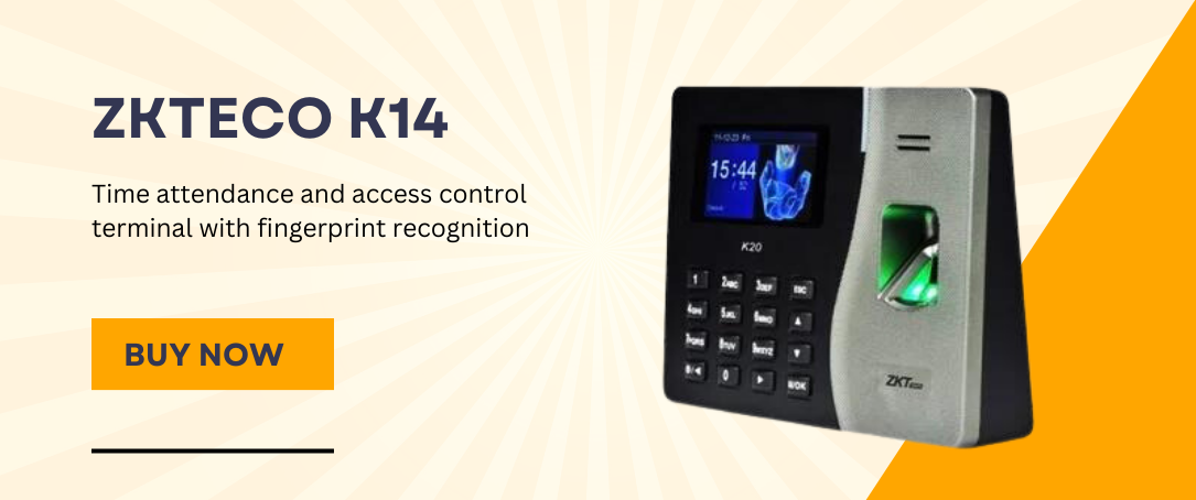 Time attendance and access control terminal with fingerprint recognition 