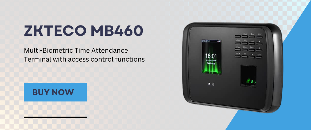 Multi-Biometric Time Attendance Terminal with access control functions